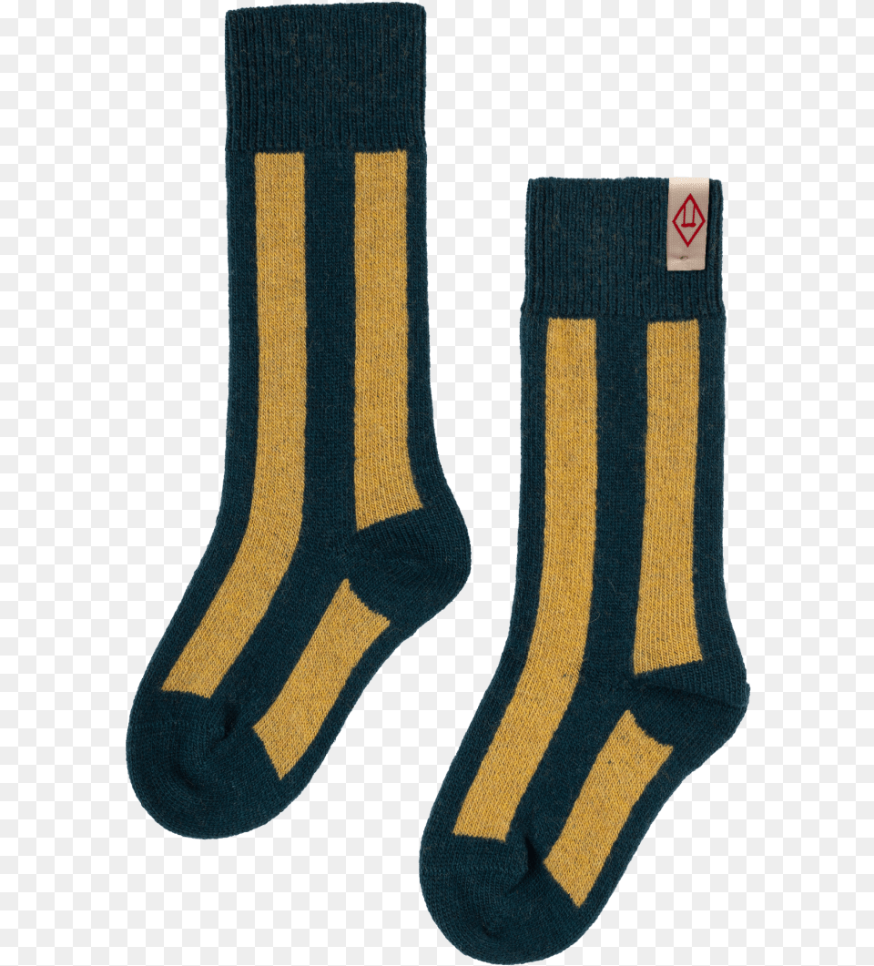 The Animals Observatory Skunk Socks Orange Mayonnaise, Clothing, Hosiery, Sock Free Png