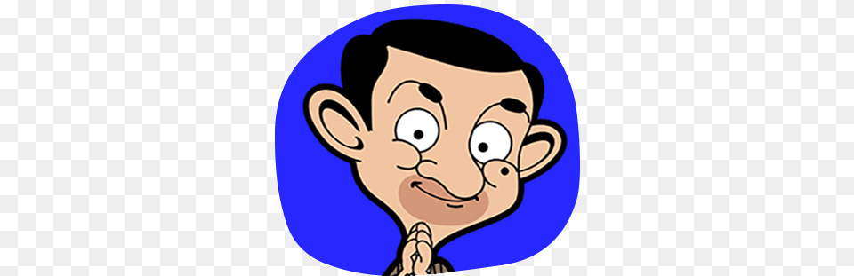 The Animated Series Mr Bean Animated Head, Animal, Bear, Mammal, Wildlife Png Image