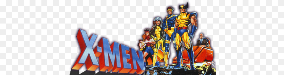 The Animated Series Tv Show Image With Logo And Character X Men Animated Series Logo, Book, Comics, Publication, Adult Png