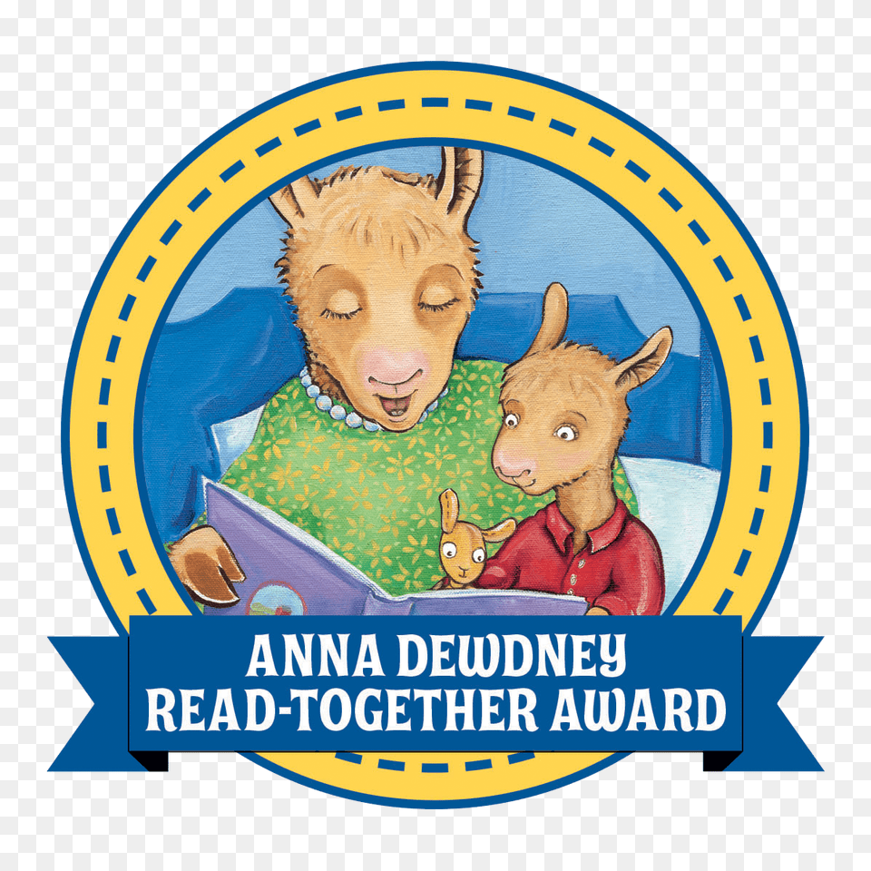 The Anna Dewdney Read Together Award Every Child A Reader, Logo, Baby, Person, Face Png Image