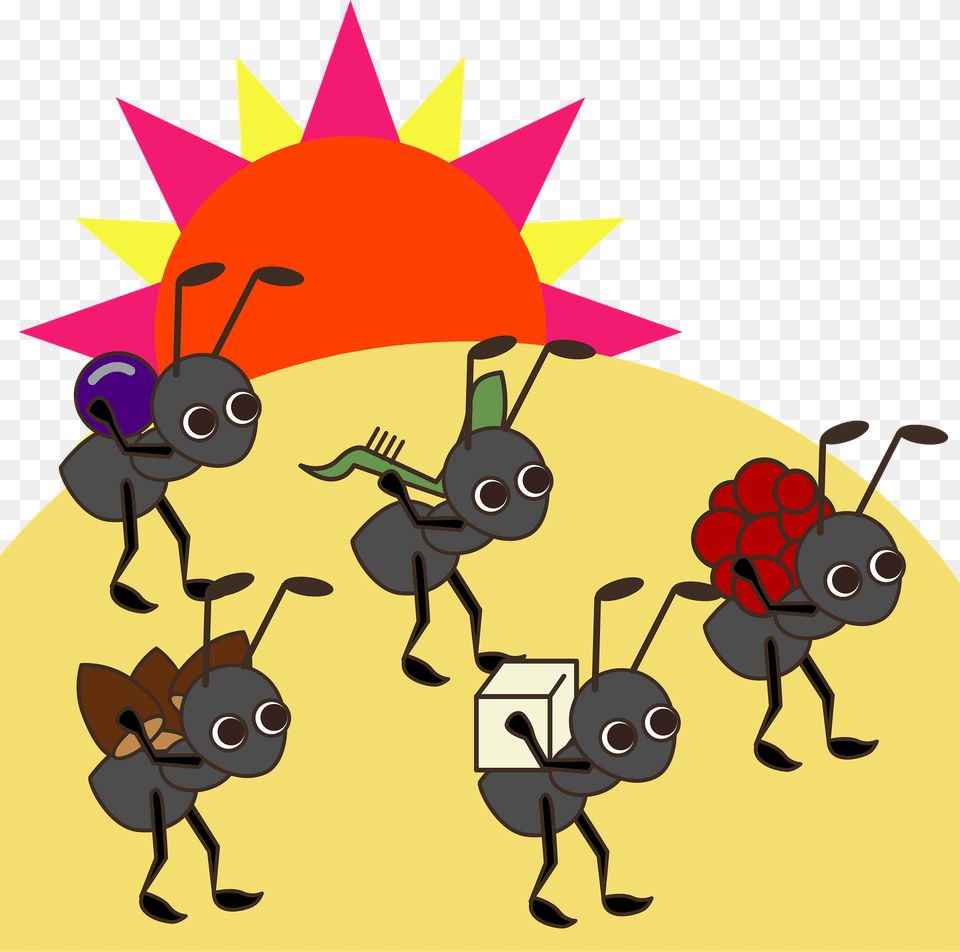 The Ant And The Grasshopper Clipart, Person, People, Team, Sport Free Transparent Png