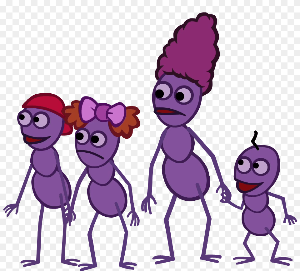 The Ants Happy Tree Happy Tree Friends Ants, Purple, Cartoon, Baby, Person Free Png Download