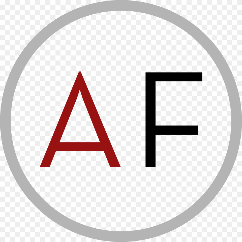 The App Factor Podcast Logo Logo Af, Triangle, Symbol, Disk Free Png Download