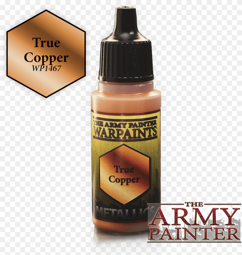 The Army Painter Warpaint True Copper Greedy Gold The Army Painter, Bottle, Cosmetics, Perfume Free Png