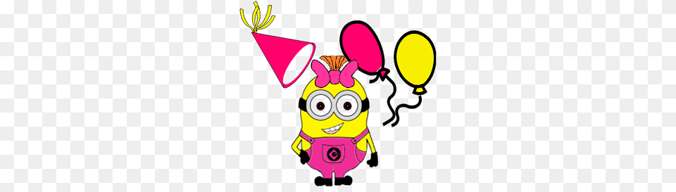 The Art Bug Minion Themed Party Printables Eimerie, Balloon, Clothing, Hat, Dynamite Free Png Download