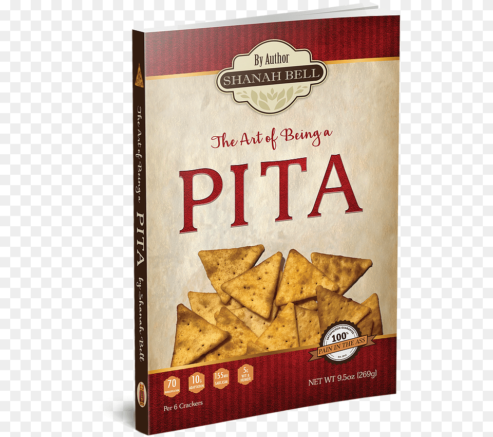 The Art Of Being A Pita, Book, Bread, Cracker, Food Free Transparent Png