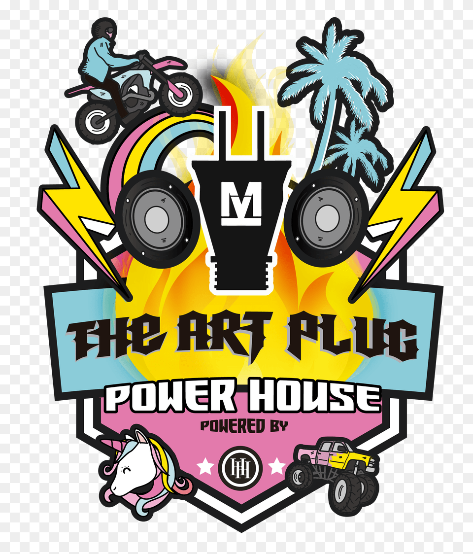 The Art Plug Power House, Advertisement, Graphics, Poster, Person Free Png Download