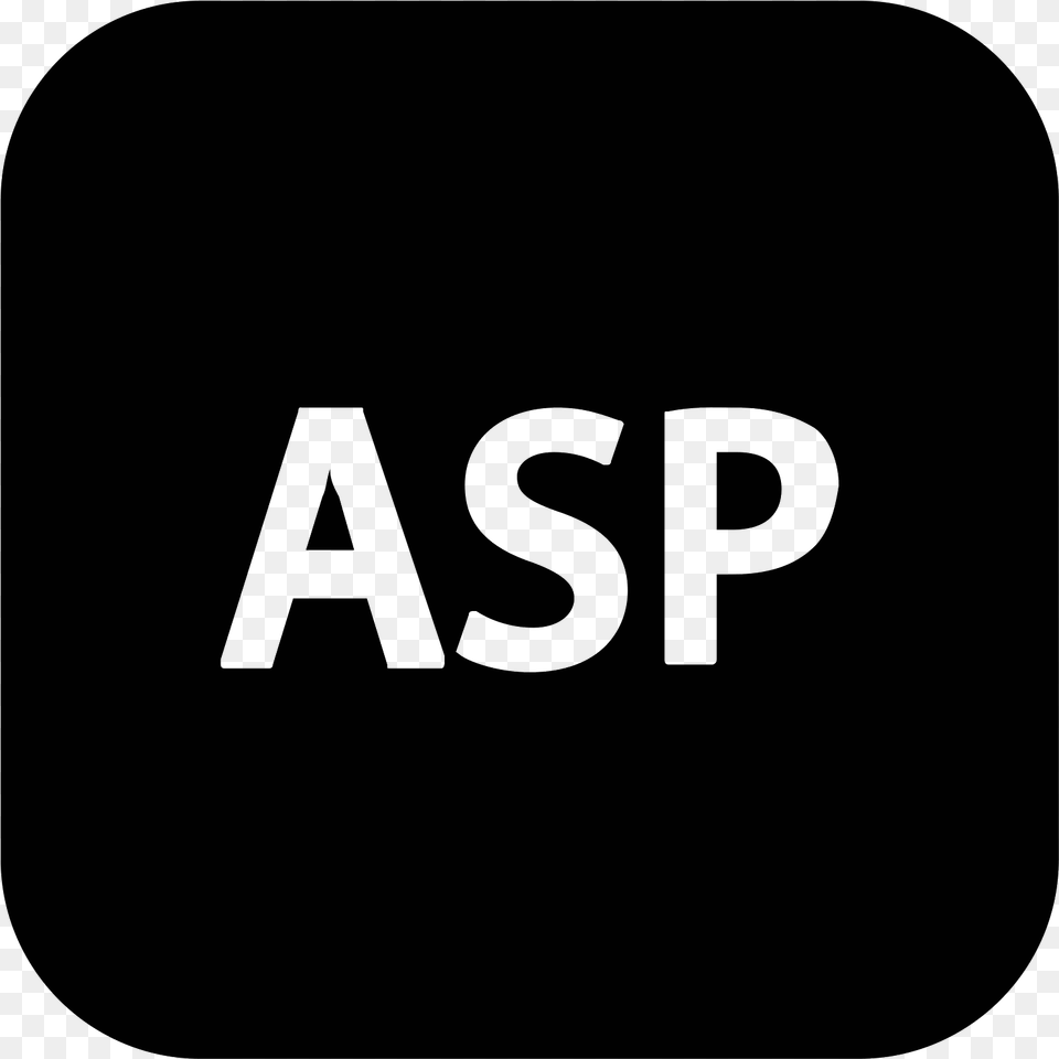 The Asp Icon A Perfect Square With The Letters A S Asp Icon, Gray Free Png Download