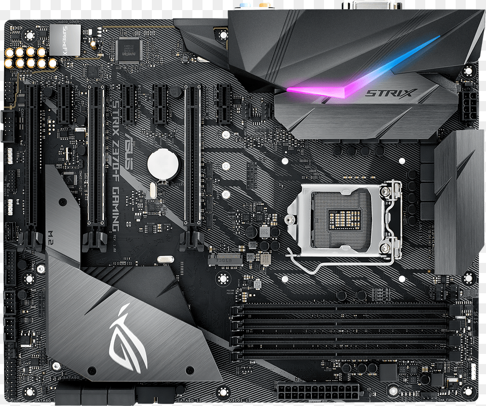 The Asus Rog Strix Z370 F Gaming Is A Good Case In Asus Rog Strix Z370 F Gaming, Computer Hardware, Electronics, Hardware, Architecture Png