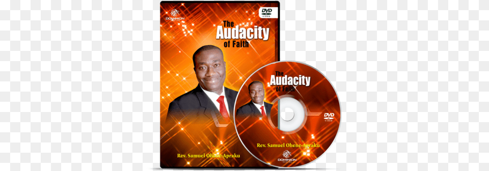 The Audacity Of Faith Data Storage Device, Disk, Dvd, Adult, Male Png Image