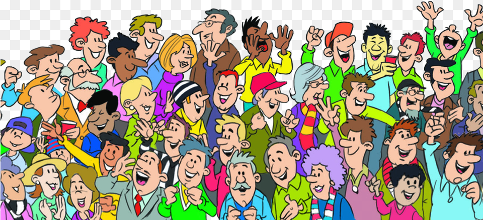 The Audience Will Always Mimic The Speaker Audience Cartoon Background, Baby, Person, Face, Head Free Transparent Png