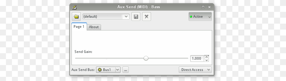 The Aux Send Window For A Midi Track Toshiba Assist, Page, Text Png