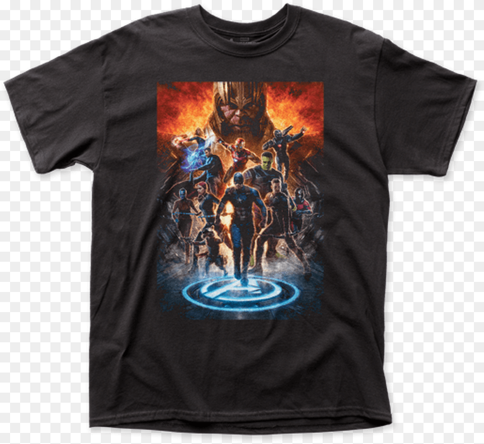 The Avengers Endgame T Shirt Poster Avengers Endgame New Poster, T-shirt, Clothing, Person, Man Free Transparent Png