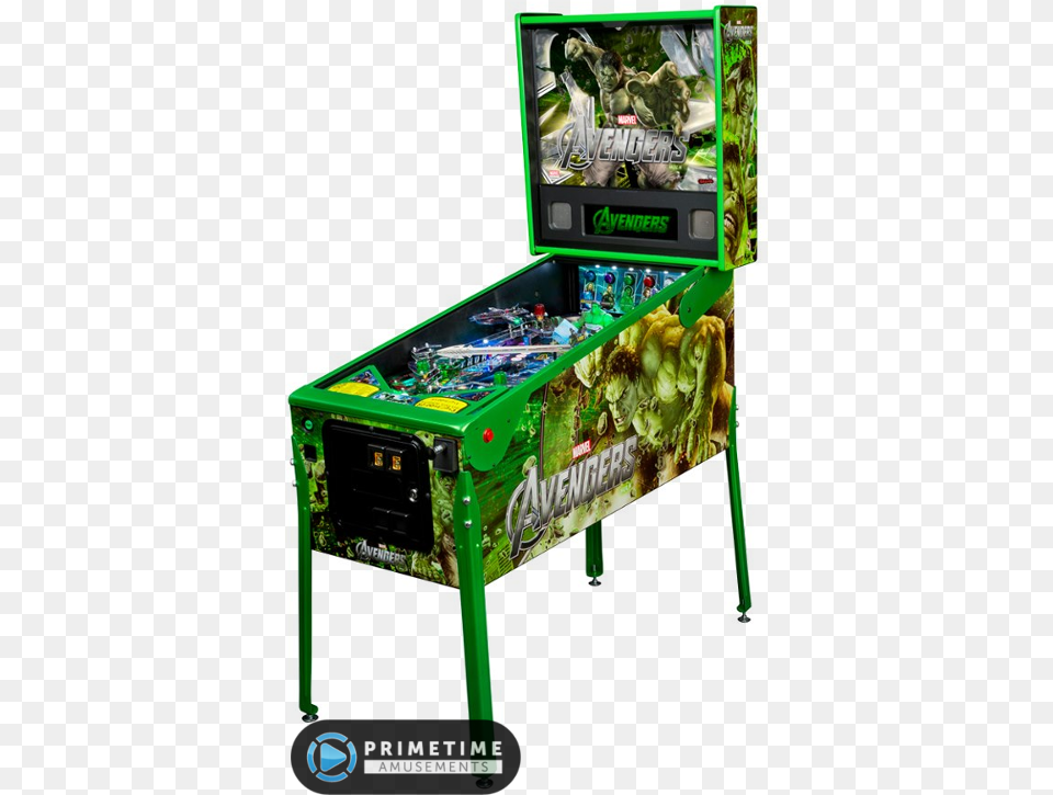 The Avengers Hulk Le Pinball By Stern Pinball Avengers Hulk Le Pinball, Arcade Game Machine, Game Png Image