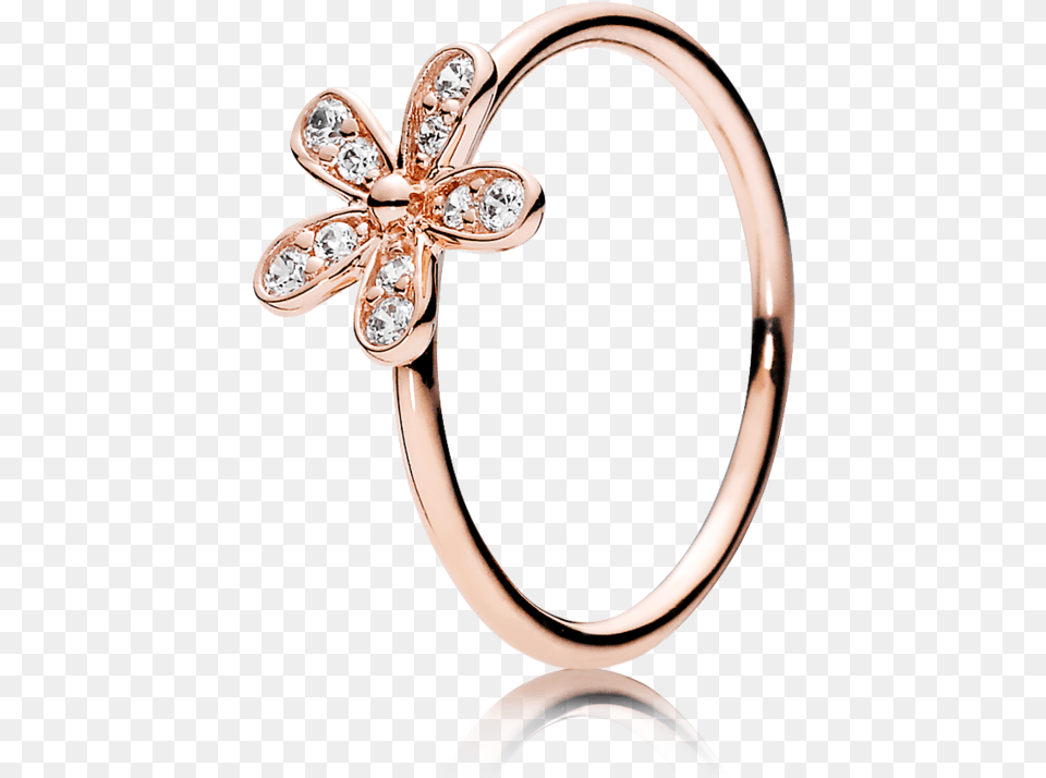 The Aye Co Conflict Loose Diamonds Rose Gold Daisy Pandora Ring, Accessories, Jewelry, Diamond, Gemstone Free Png Download