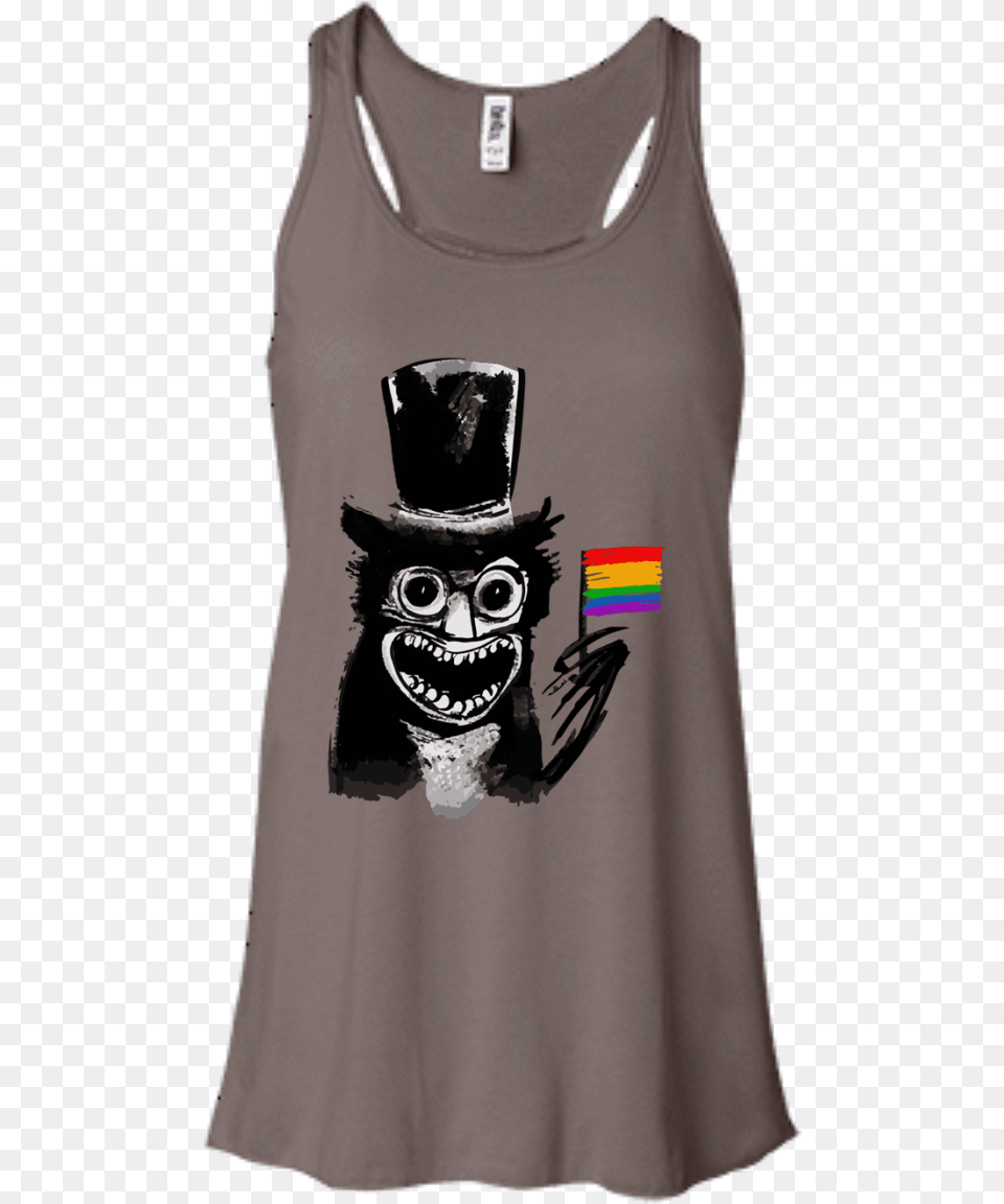 The B Stands For Babadook Shirt Hoodie Tank Dunkin Donut T Shirts, Clothing, T-shirt, Tank Top, Person Free Transparent Png