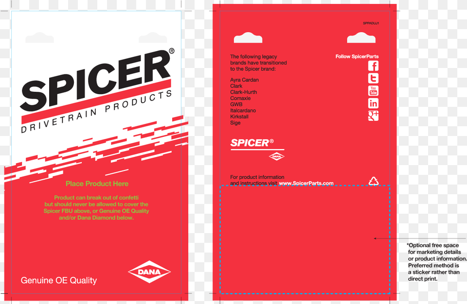 The Back Of The Card Lays Out Identically To The Back Spicer Dana 30 44 Heavy Duty Axle U Joint Combo Includes, Advertisement, Poster, Text Png