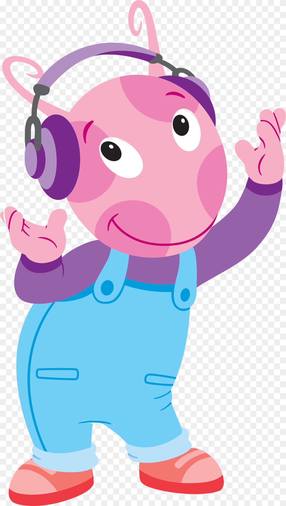 The Backyardigans Let S Play Music Guitarist Uniqua Backyardigans, Animal, Bear, Mammal, Wildlife Png Image