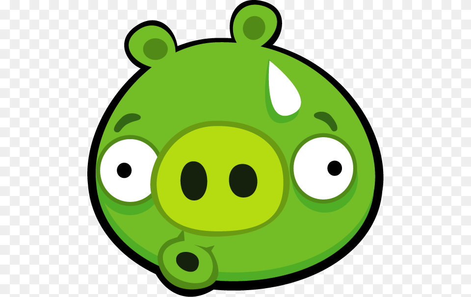The Bad Piggies A Angry Birds Pig, Green, Animal Png Image