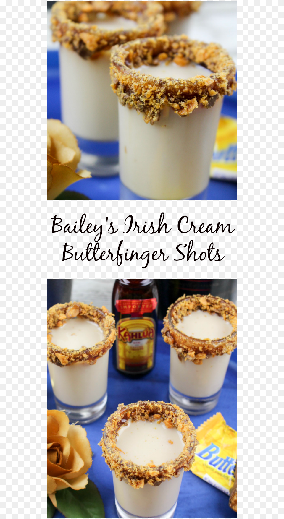 The Bailey S Irish Cream Butterfinger Shots Recipe Dulce De Leche, Flower, Plant, Rose, Food Free Transparent Png