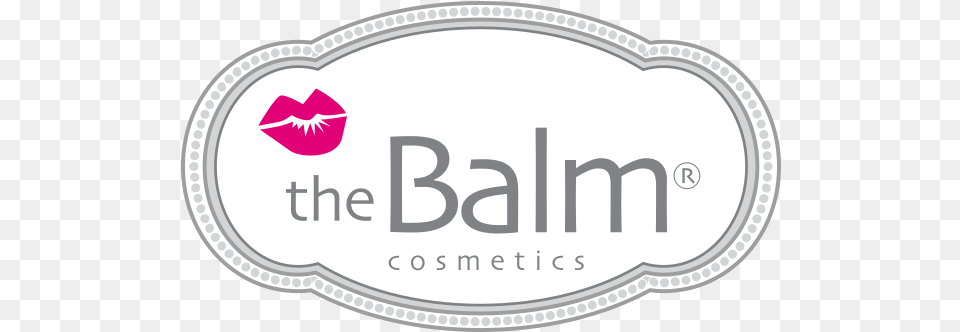 The Balm Logo Cosmetics Logonoid Balm Cosmetics Logo, Sticker, Oval, Disk Png Image