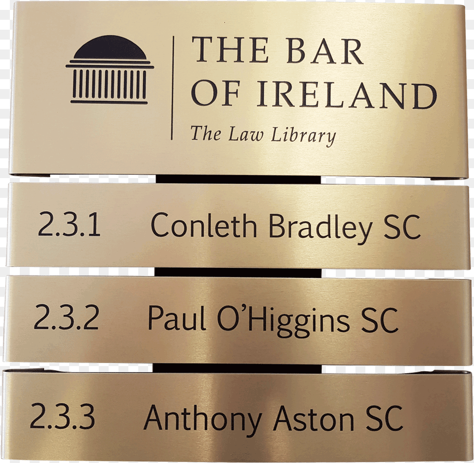The Bar Of Ireland Door Sign Shelf, Text, Symbol Free Transparent Png