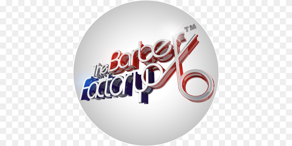 The Barbershop Factory Calligraphy, Logo, Disk Free Png