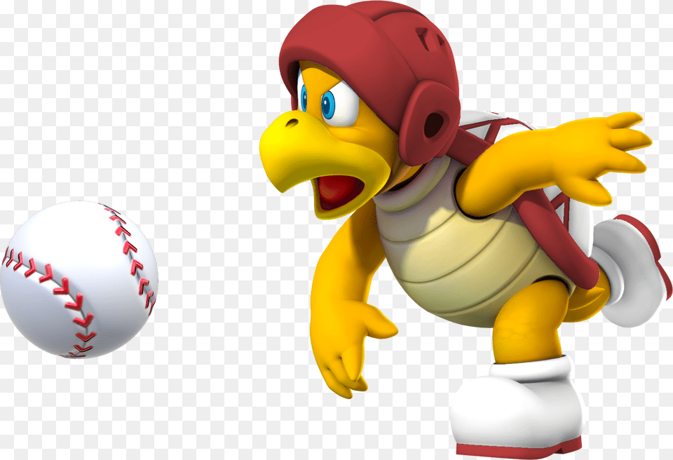 The Baseball Bro Transparent Mario Fire Bro, Toy, Ball, Baseball (ball), Sport Free Png Download