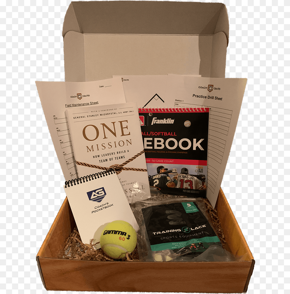 The Baseball Coaching Subscription Coach Crates Cardboard Packaging, Tennis Ball, Ball, Box, Tennis Free Transparent Png