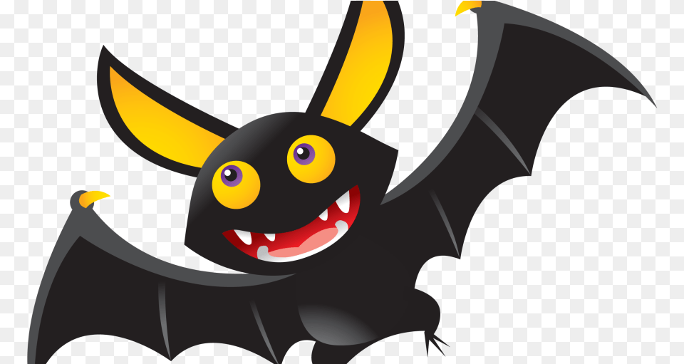 The Bat That Got Stuck Halloween Bat Clip Art, Animal, Wildlife, Mammal, Fish Free Png Download