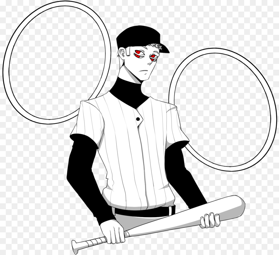 The Batter Off Drawing, Person, People, Adult, Man Free Png Download