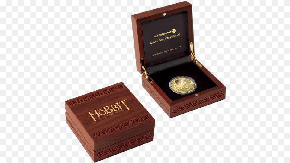 The Battle Of The Five Armies Premium Gold Coin Gold Coin With Box, Book, Publication Free Transparent Png