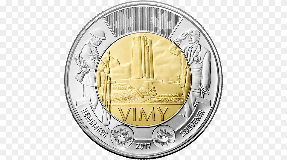 The Battle Of Vimy Ridge 2017 Vimy Ridge Coin, Silver, Adult, Male, Man Free Png Download