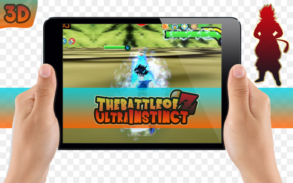 The Battle Of Z Ultra Instinct S1 Gadget, Computer, Electronics, Tablet Computer, Person Png