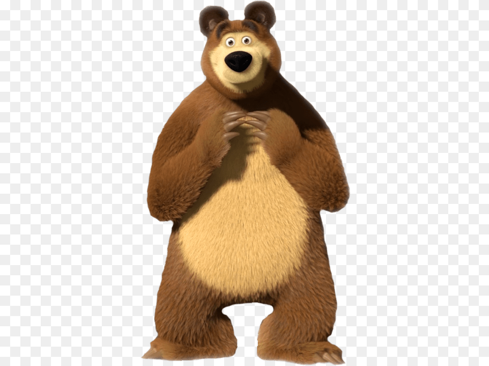 The Bear Masha Y El Oso, Animal, Mammal, Wildlife, Brown Bear Png Image