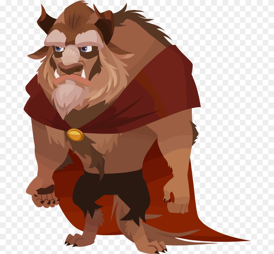 The Beast 4 Image Beauty And The Beast Kingdom Hearts, Person, Animal, Mammal, Wildlife Free Transparent Png