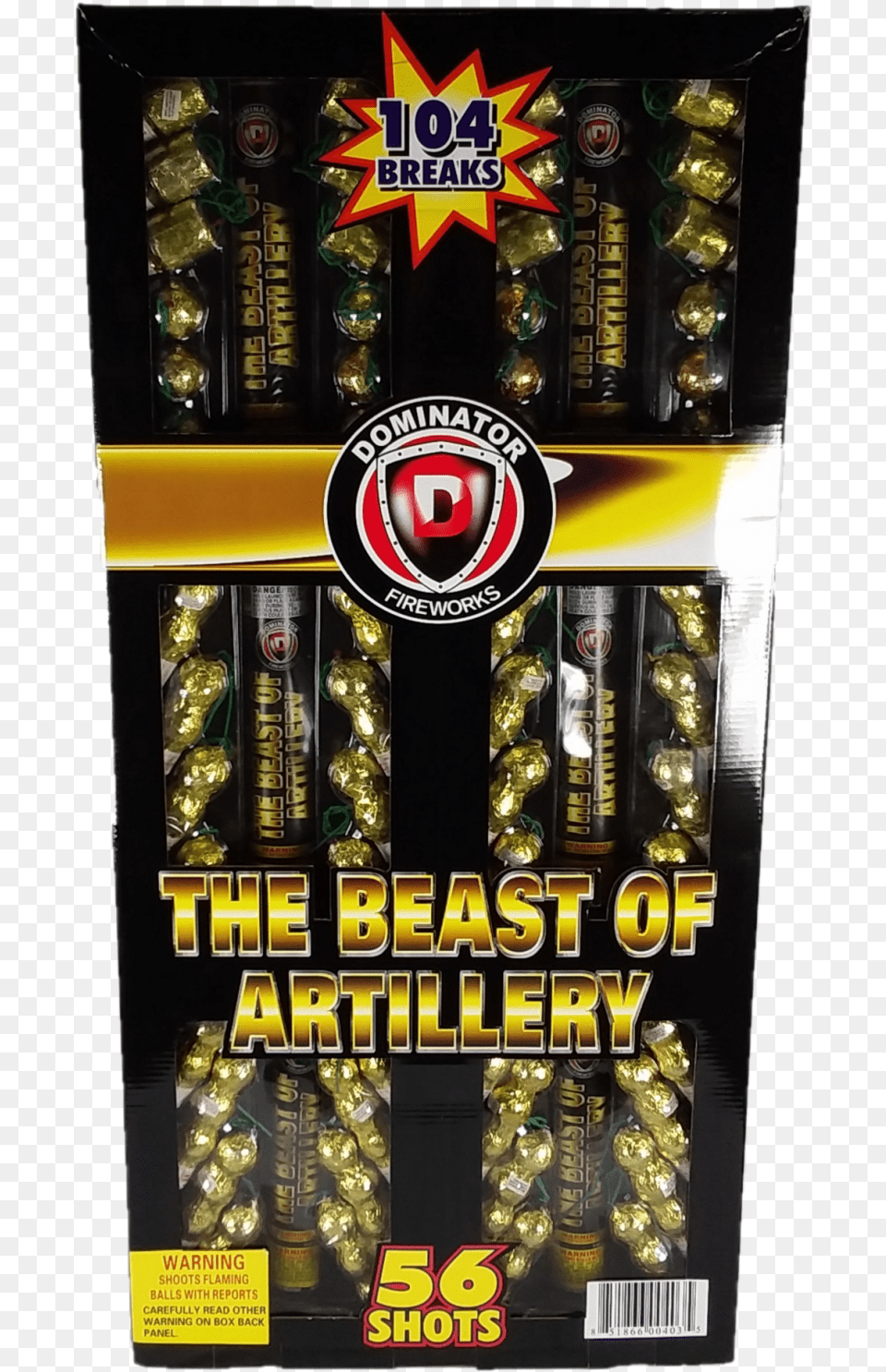 The Beast Of Artillery Fireworks, Can, Tin Png Image