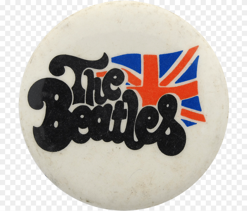 The Beatles Flag Music Button Museum Beatles Pin With Transparent Background, Badge, Logo, Symbol Png Image