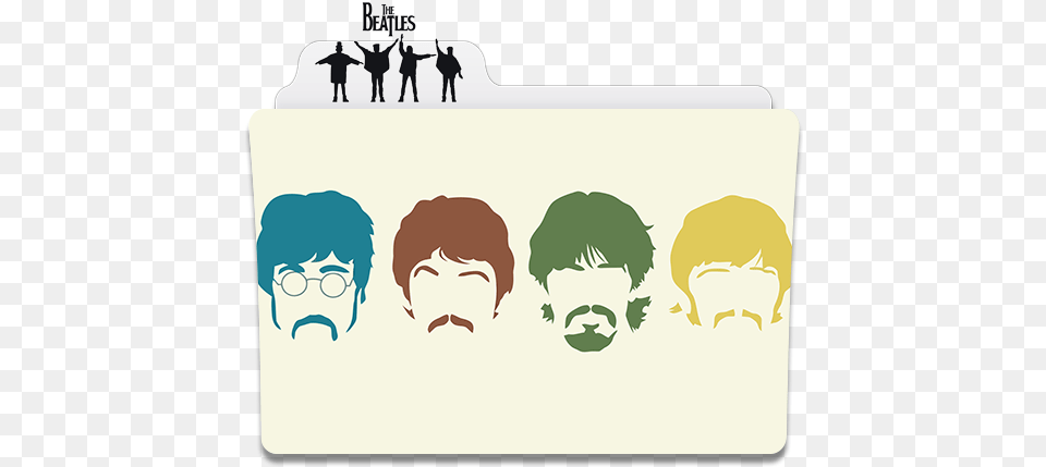 The Beatles Folder Icon, Stencil, Person, Baby, Face Free Png