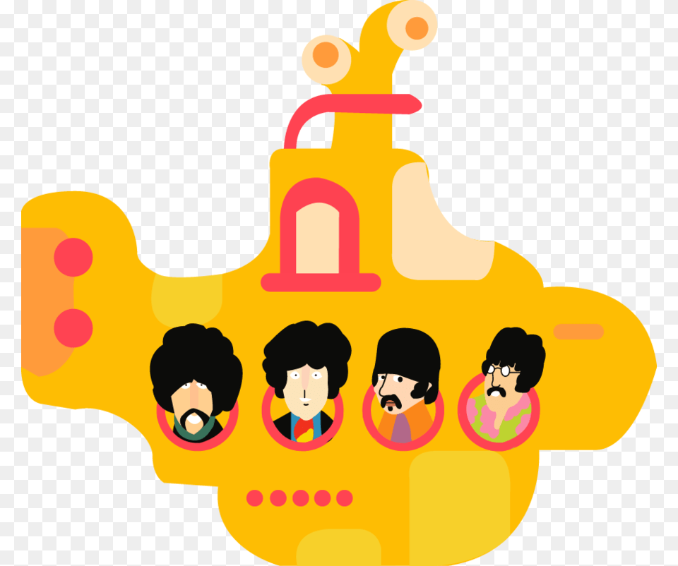 The Beatles Gt Vector The Beatles, Person, Baby, Face, Head Png Image