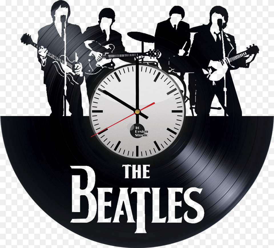 The Beatles Handmade Vinyl Record Wall Clock Fan Gift Clock The Beatles Png