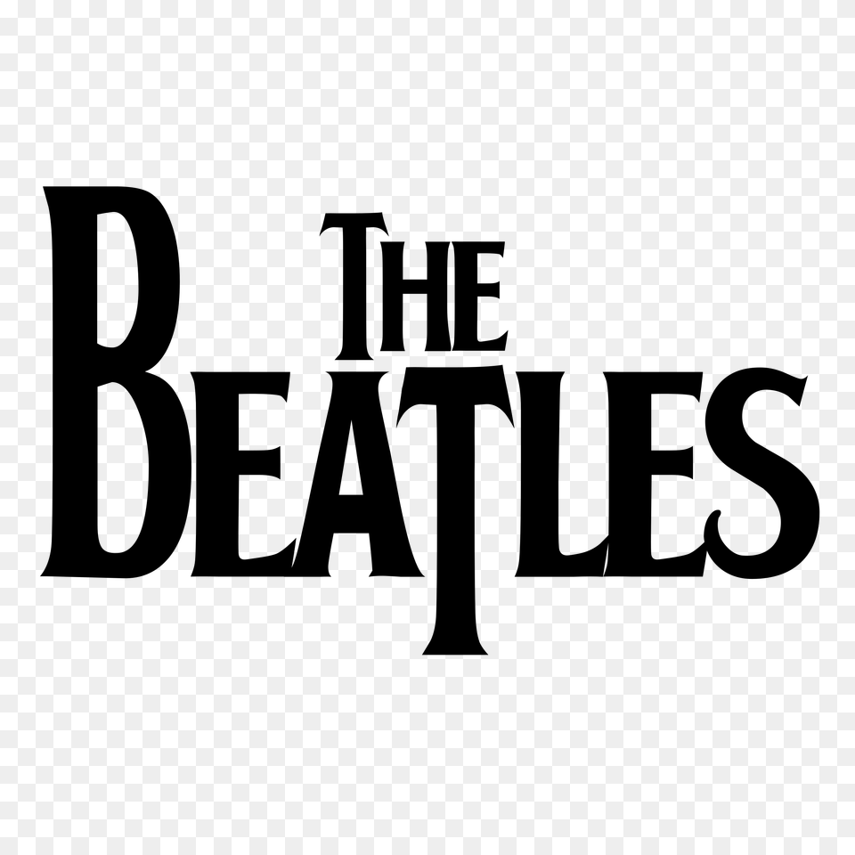 The Beatles Logo Vector, Gray Free Transparent Png