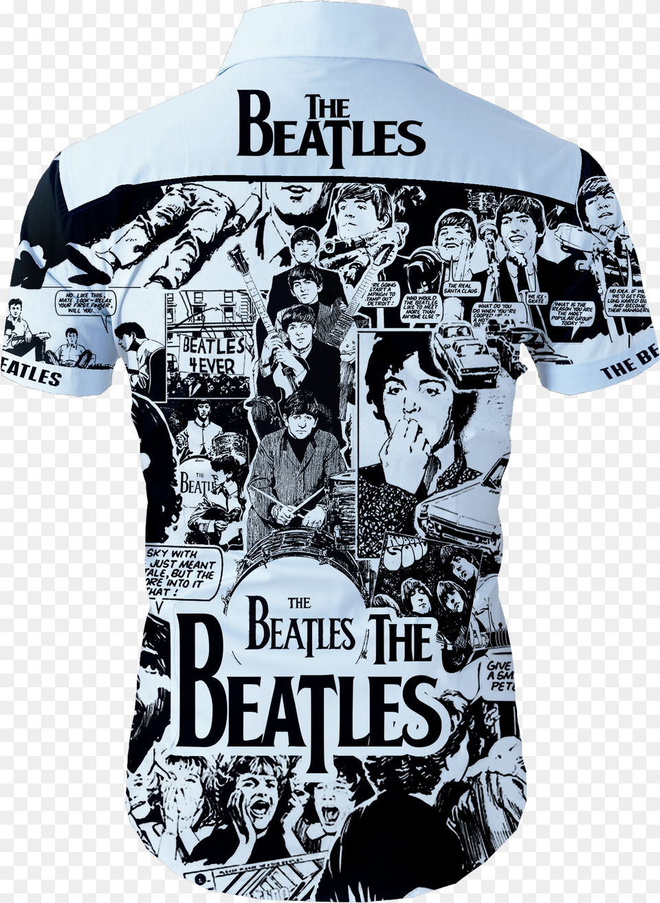 The Beatles Professional Football Team Nfl National Beatles, Clothing, T-shirt, Shirt, Adult Free Transparent Png
