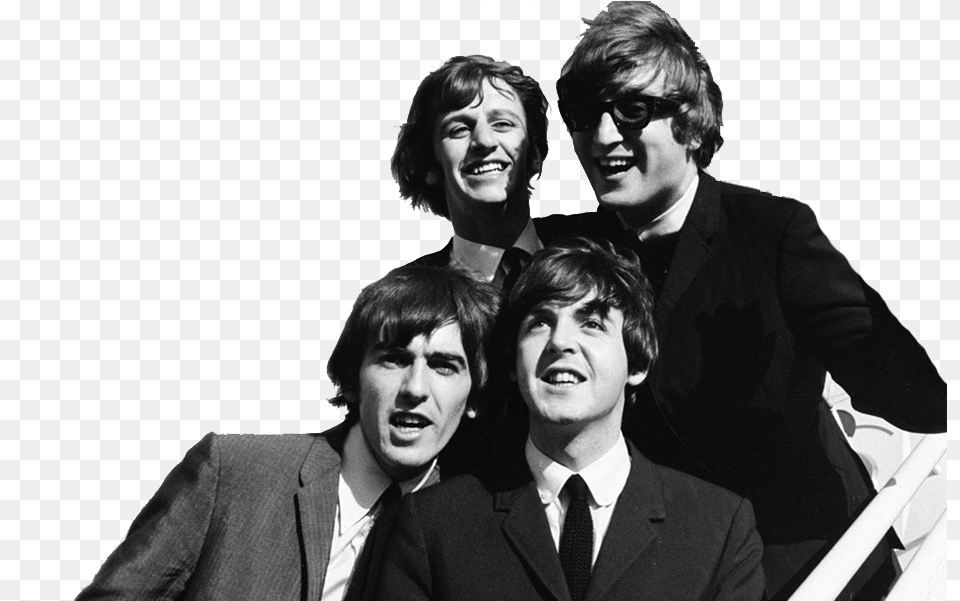 The Beatles U Es Una Recopilacin De Beatles Black And White, Accessories, People, Head, Person Png Image