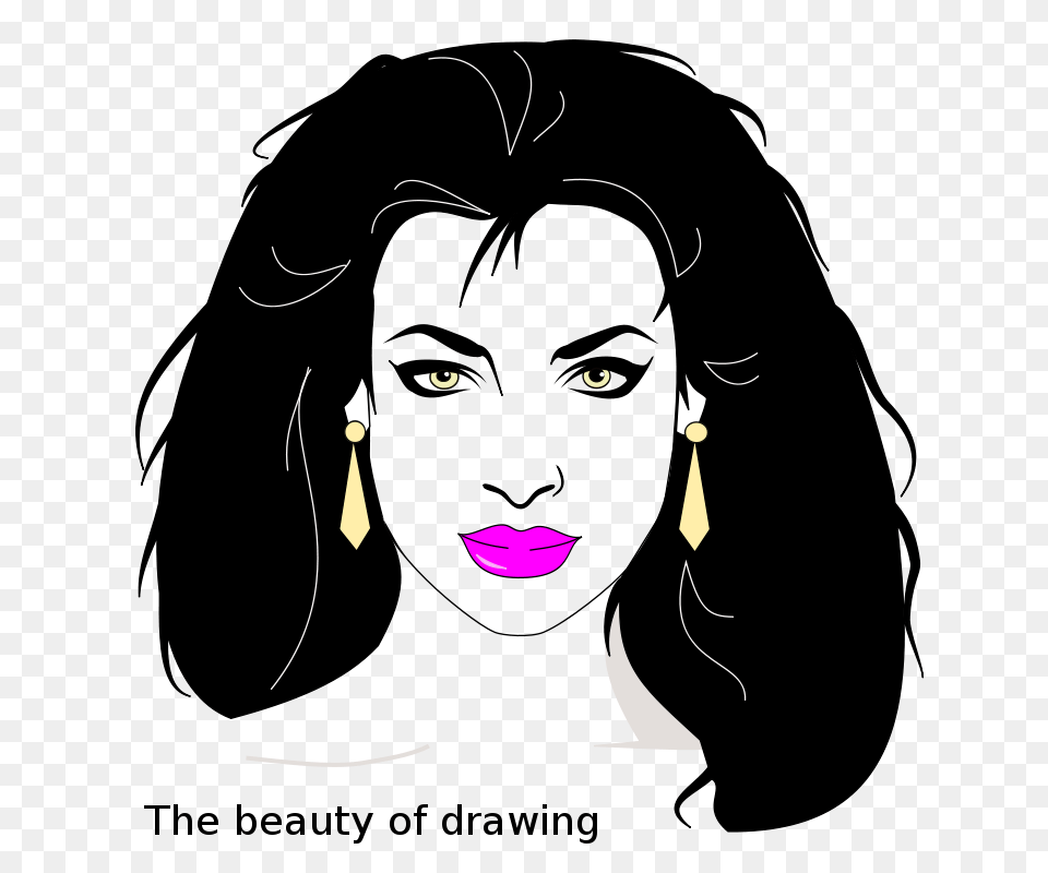 The Beauty Of Drawing, Accessories, Earring, Jewelry, Art Png Image
