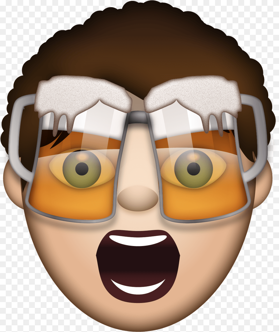 The Beer Goggles Guy The Beer Emoji Hens Emojis Do Your Best Emoji, Accessories, Glasses, Photography, Smoke Pipe Png Image