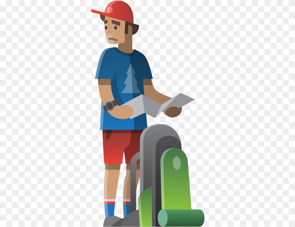 The Beginners Guide To Lost Hiker Clipart, Clothing, Hat, Person, Boy Free Transparent Png