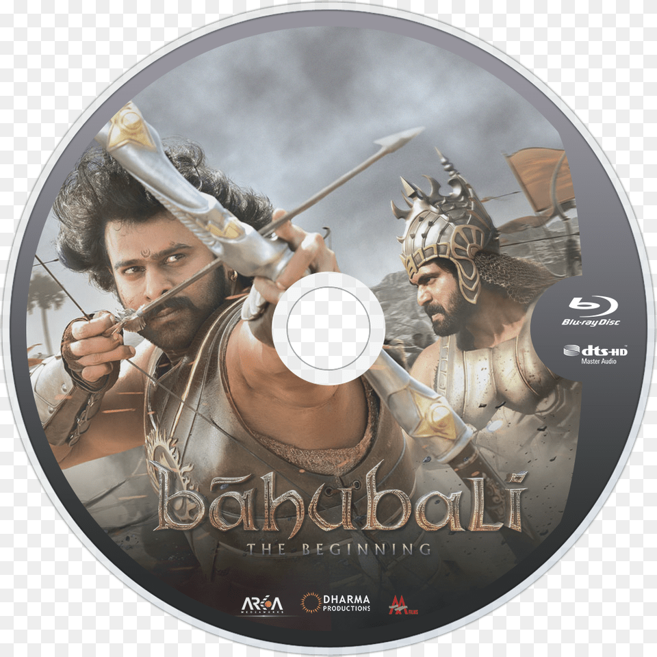 The Beginning Bluray Disc Image Bahubali The Beginning Dvd, Adult, Disk, Male, Man Free Png Download