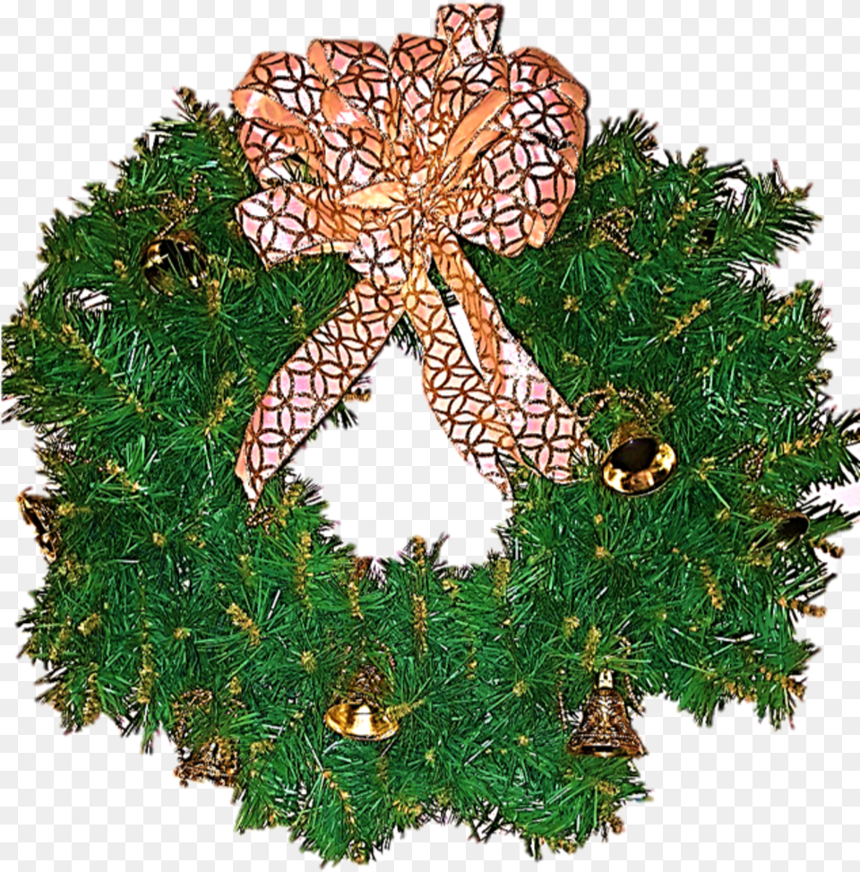 The Bell Wreath Wreath, Plant, Person Png