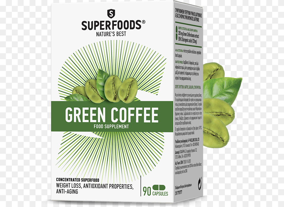 The Beneficial Qualities Of Green Coffee Superfoods Salmon Oil Extra 500mg, Food, Fruit, Plant, Produce Free Png Download